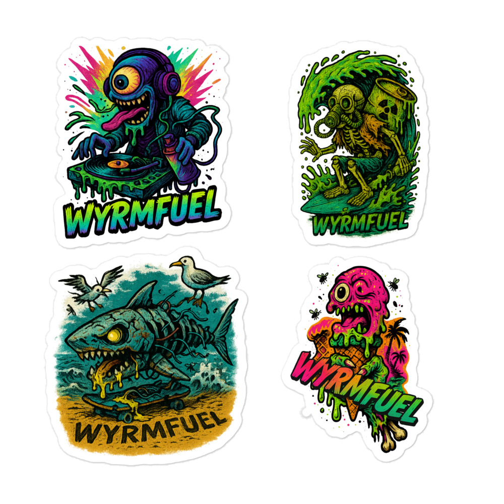 Wyrmfuel Stickers – Fuel Your Surface. (SET 1)