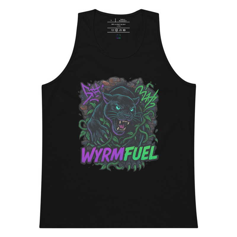 Fuel Your Flex: Wyrmfuel Vest Tank – [Urban Howl] Edition | Surf Skate Streetwear | Original Art, Regular Fit (Multiple Colours Available)