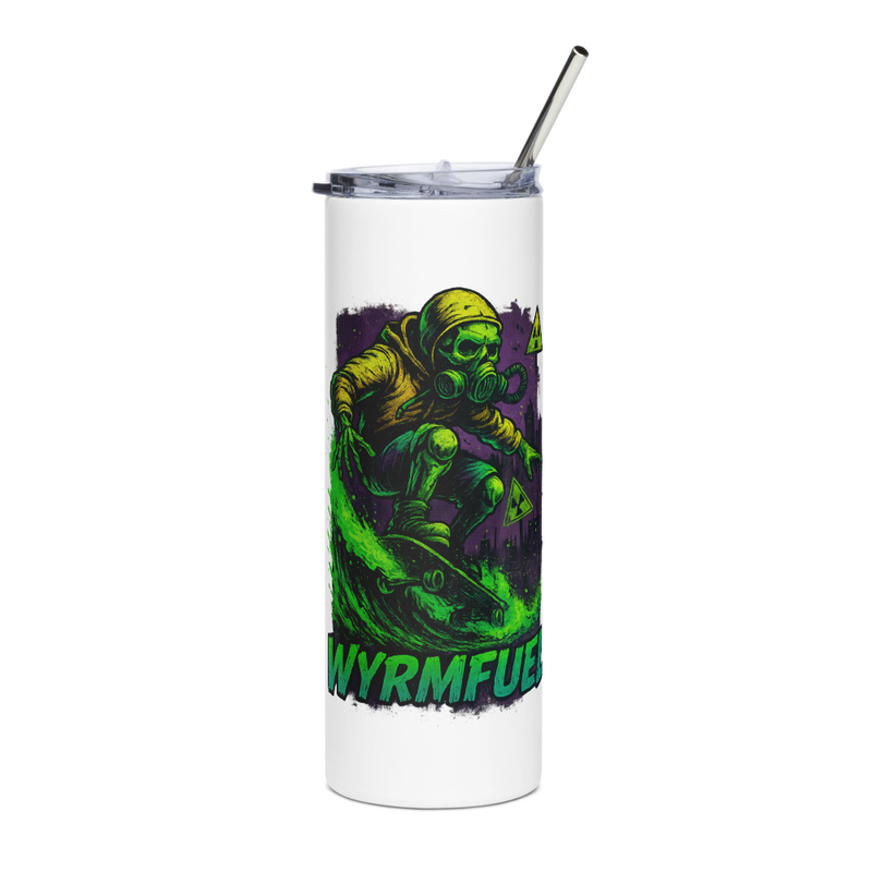 Fuel Your Day: 20oz Wyrmfuel Tumbler – [Fallout Skater] Edition