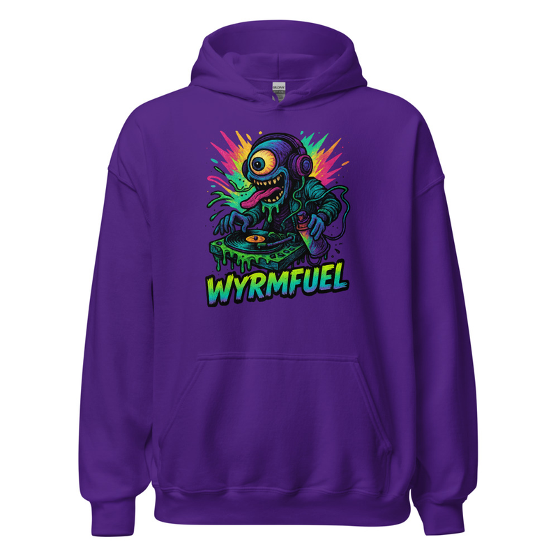 Wyrmfuel Unisex Street Hoodie – [Slime Drop] Edition | Surf Skate Streetwear | Original Art, Regular Fit (Multiple Colours Available)