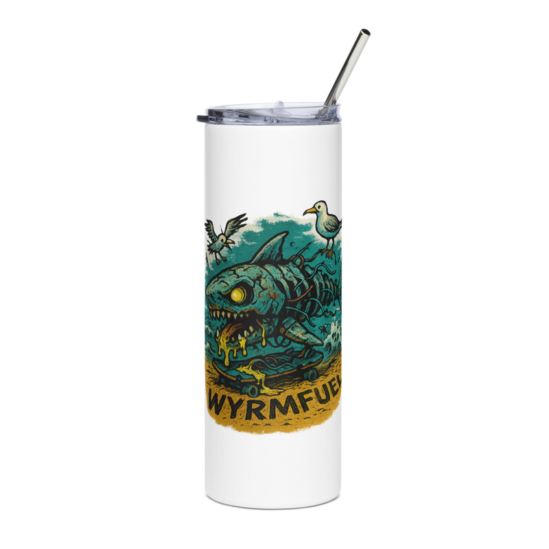 Fuel Your Day: 20oz Wyrmfuel Tumbler – [Dead Set Shred] Edition