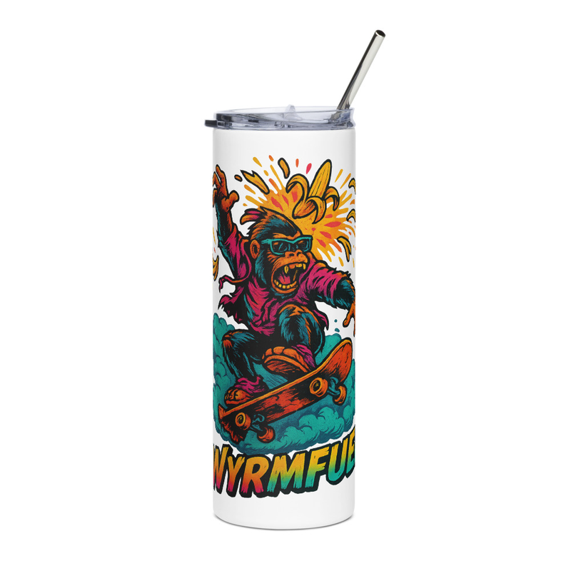 Fuel Your Day: 20oz Wyrmfuel Tumbler – [Rampage Banana Flip] Edition