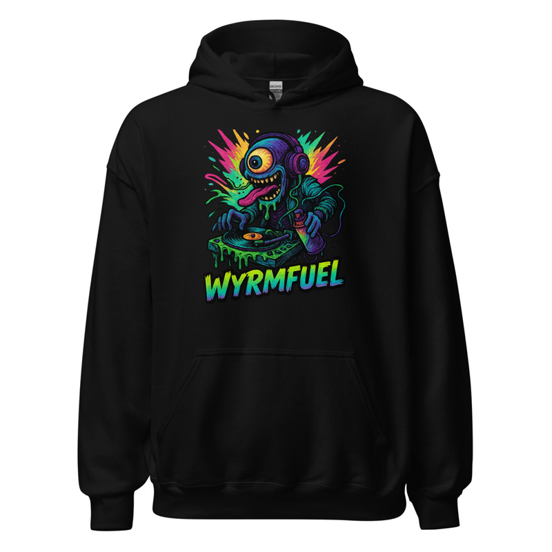 Wyrmfuel Unisex Street Hoodie – [Slime Drop] Edition | Surf Skate Streetwear | Original Art, Regular Fit (Multiple Colours Available)