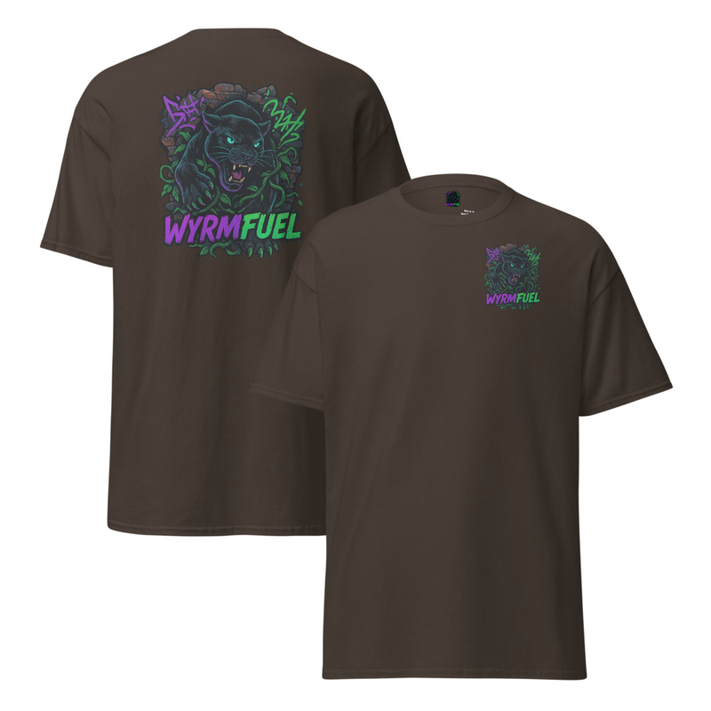 Wyrmfuel Graphic T-Shirt – [Urban Howl] | Surf Skate Streetwear Tee | Original Art, Heavyweight Cotton, Regular Unisex Fit (Multiple Colours Available)
