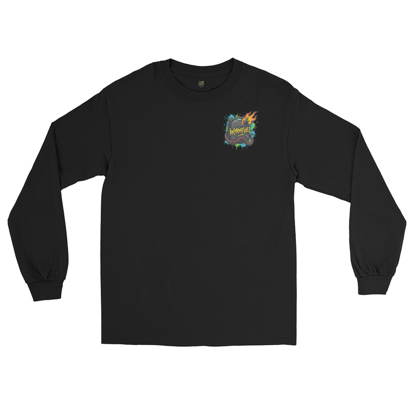 Fuel Your Sleeves: Wyrmfuel Long Sleeve – [Fuel The Chaos] Edition | Surf Skate Streetwear | Original Art, Regular Fit (Multiple Colours Available)