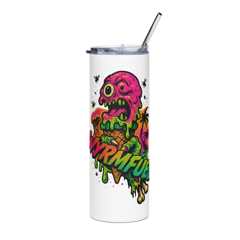 Fuel Your Day: 20oz Wyrmfuel Tumbler – [Lick Of Death] Edition