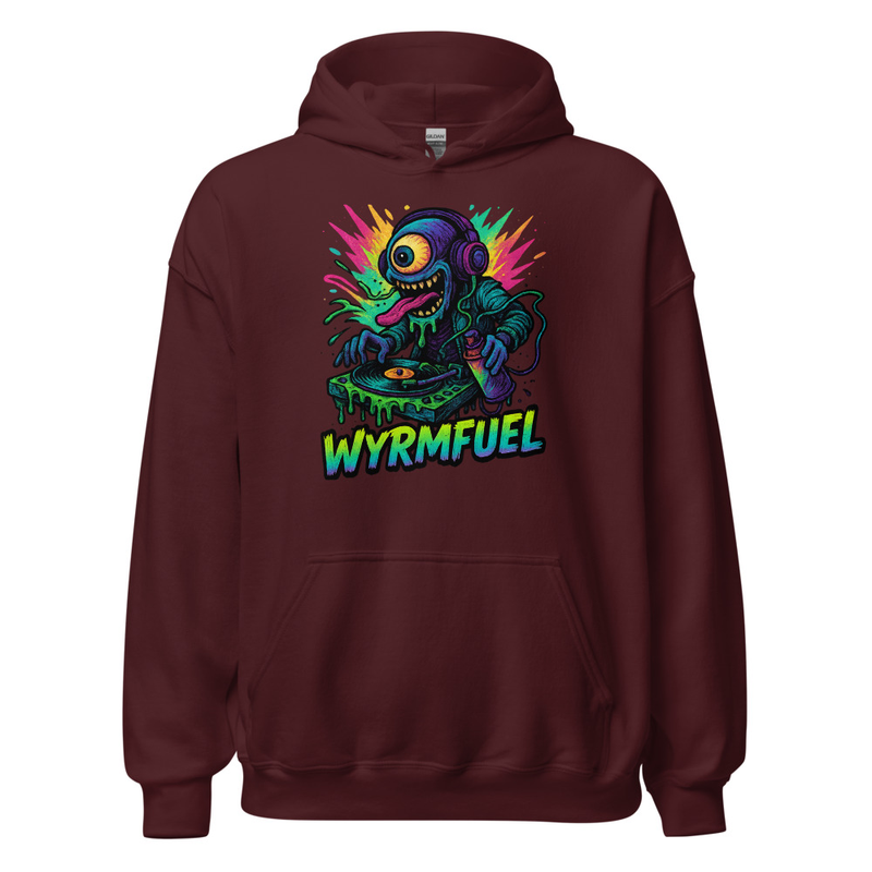 Wyrmfuel Unisex Street Hoodie – [Slime Drop] Edition | Surf Skate Streetwear | Original Art, Regular Fit (Multiple Colours Available)
