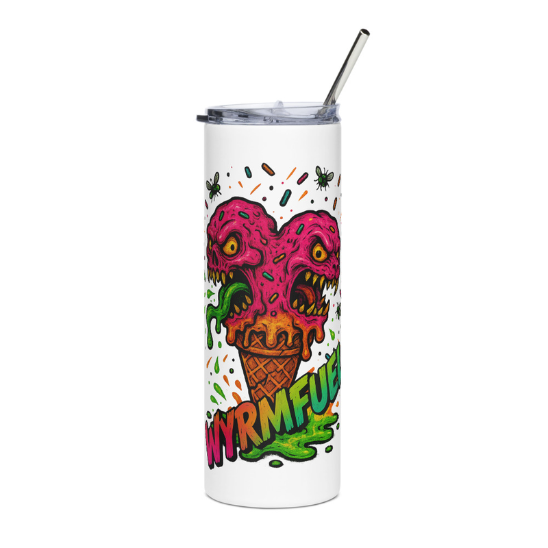 Fuel Your Day: 20oz Wyrmfuel Tumbler – [Scream Cone] Edition