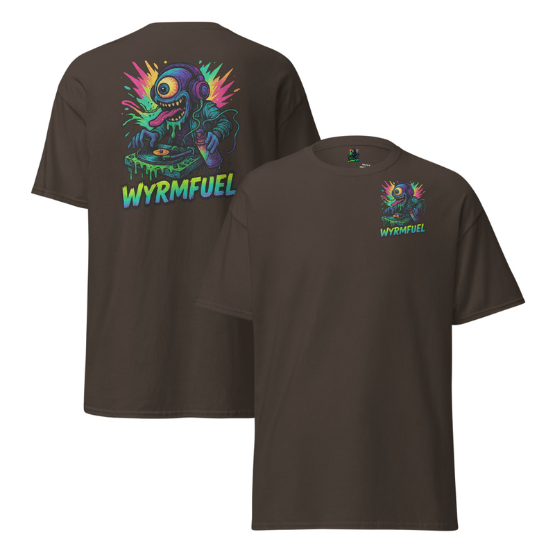 Wyrmfuel Graphic T-Shirt – [Slime Drop] | Surf Skate Streetwear Tee | Original Art, Heavyweight Cotton, Regular Unisex Fit (Multiple Colours Available)