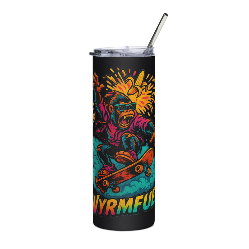 Fuel Your Day: 20oz Wyrmfuel Tumbler – [Rampage Banana Flip] Edition