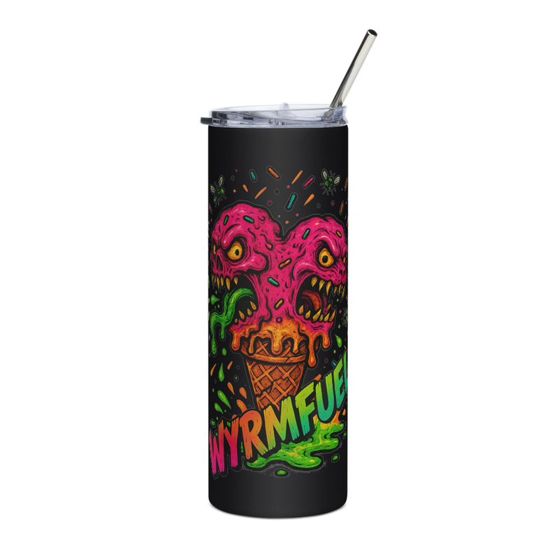 Fuel Your Day: 20oz Wyrmfuel Tumbler – [Scream Cone] Edition