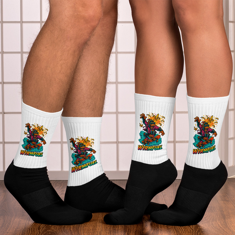 Fuel Your Feet – Wyrmfuel Socks: [Rampage Banana Flip]