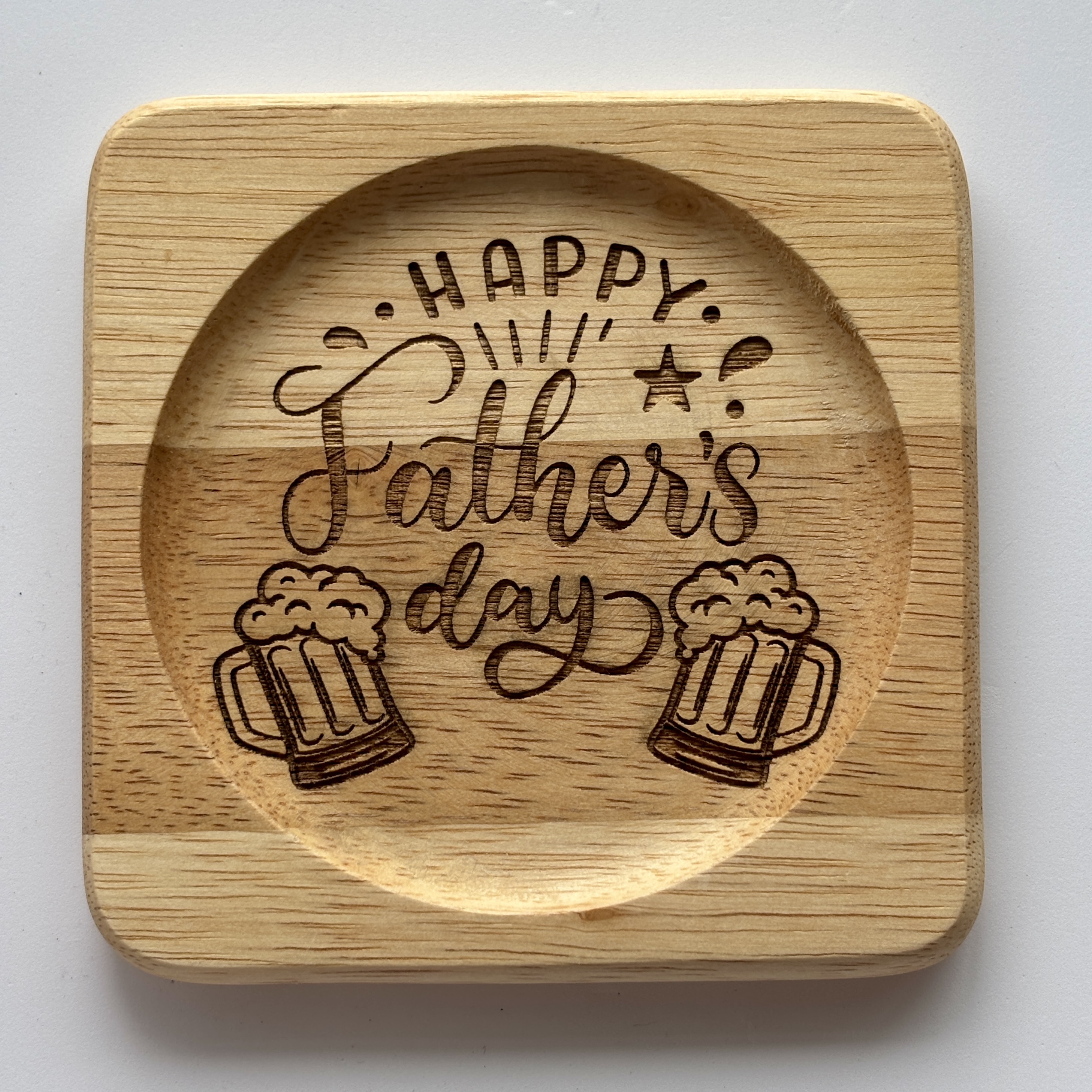 父の日の木製カップホルダー