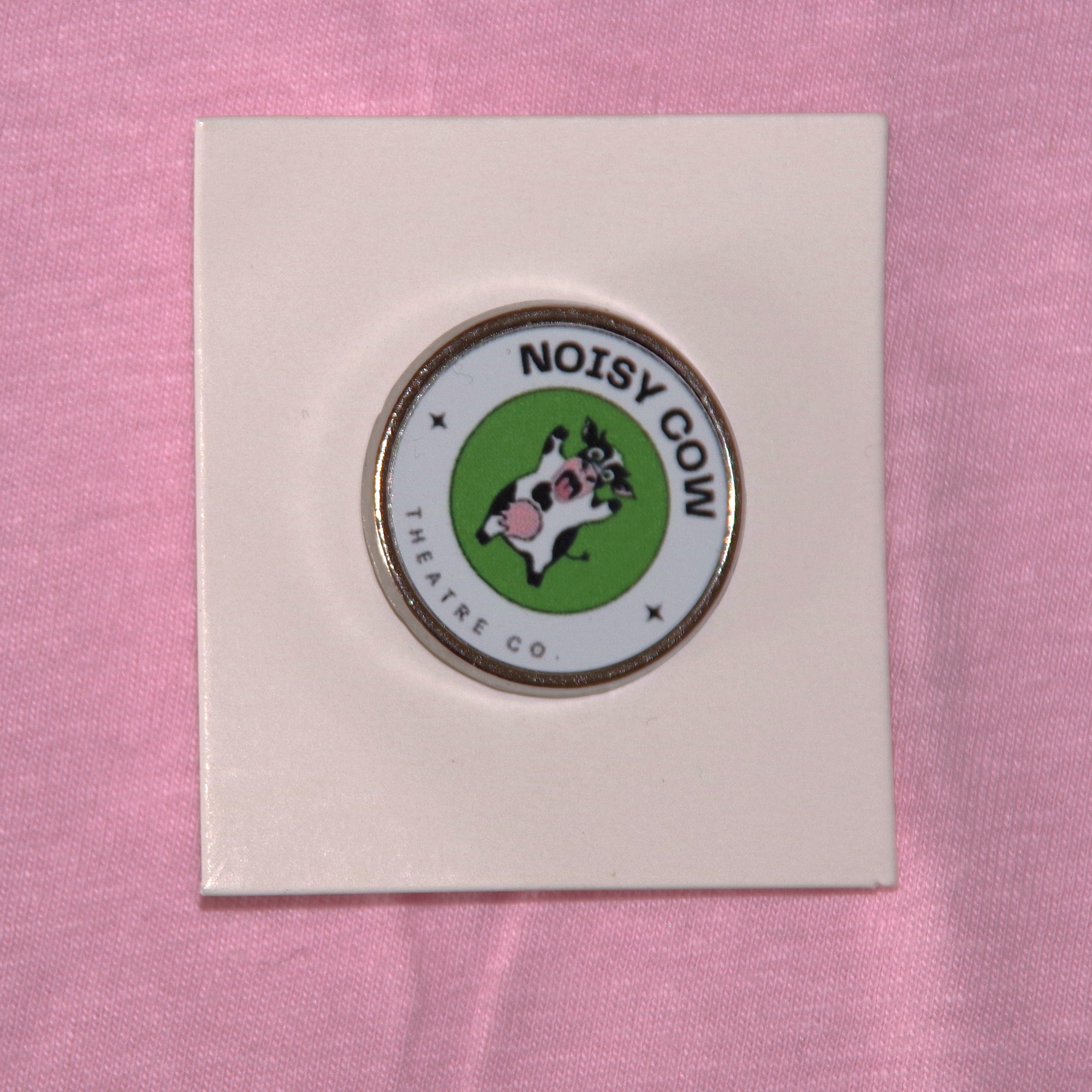 Noisy Cow Theatre Co Pin Badge