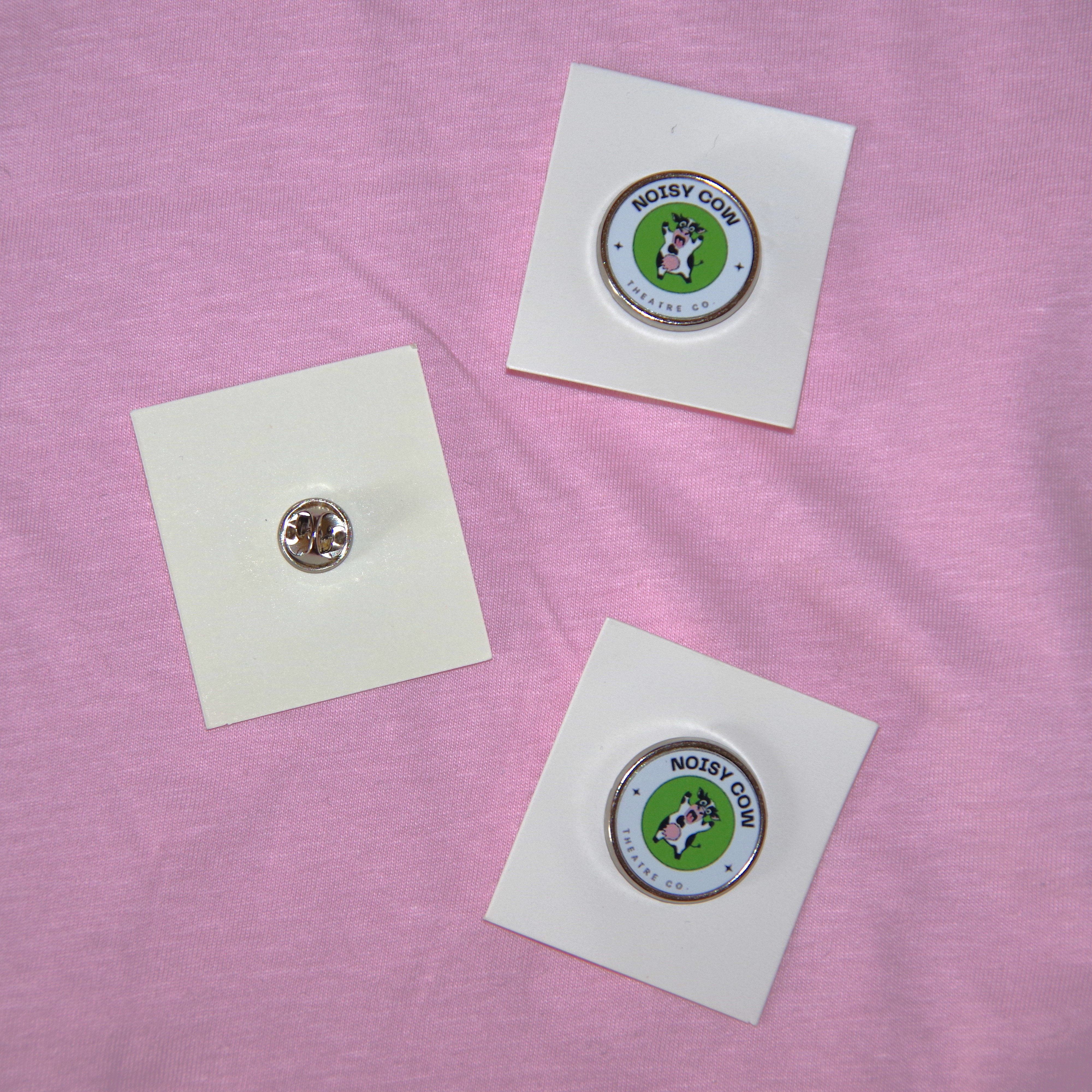 Noisy Cow Theatre Co Pin Badge