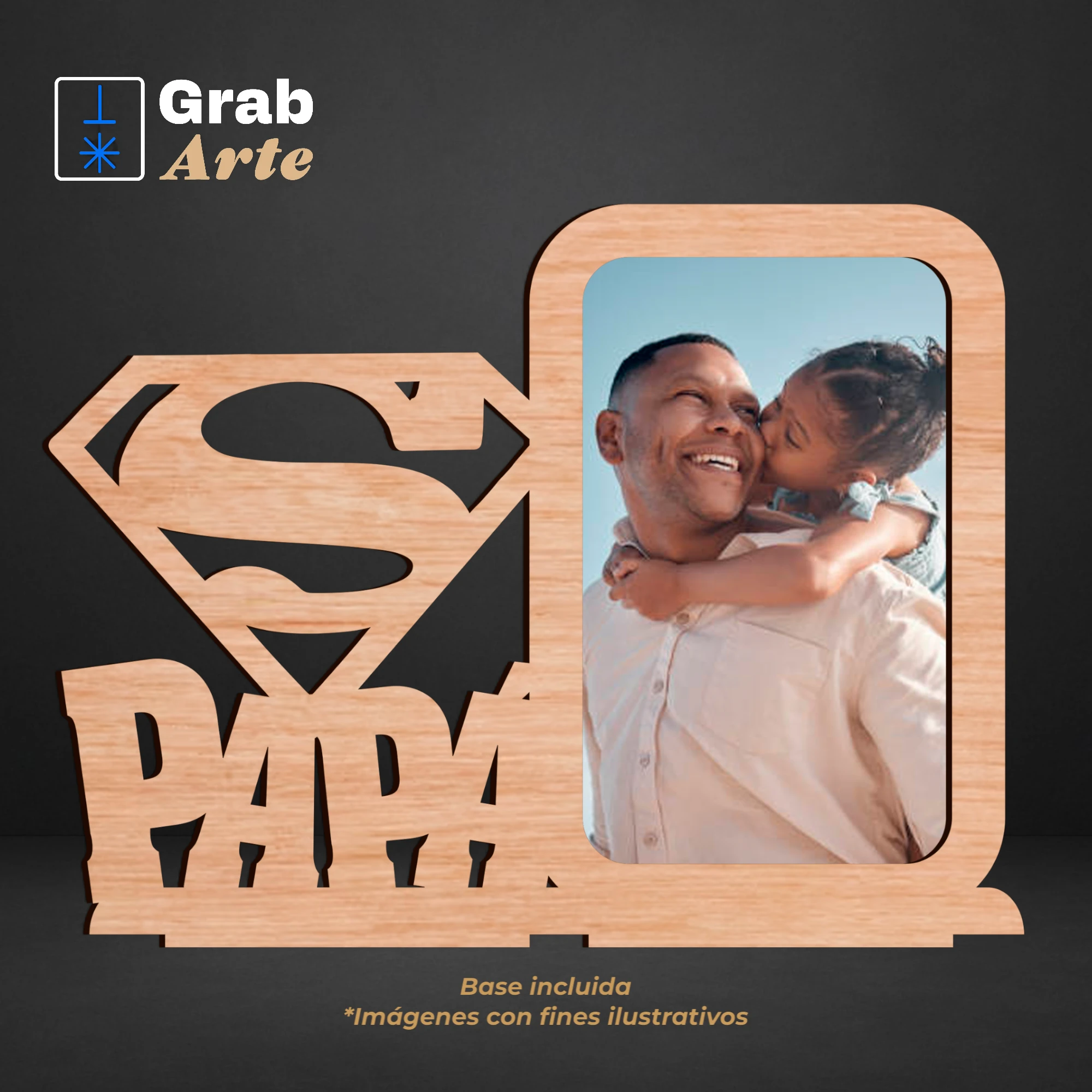 Portarretrato Super papá