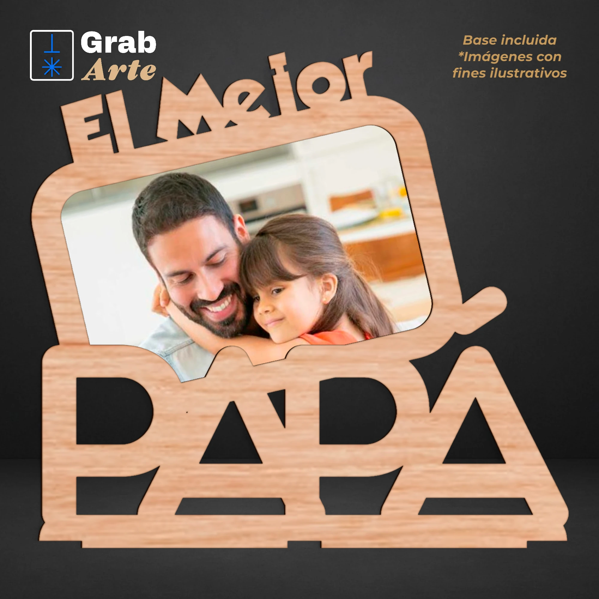 Portarretrato El mejor papá