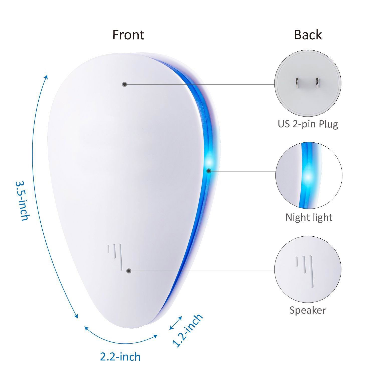 Ultrasonic Pest Repeller A08