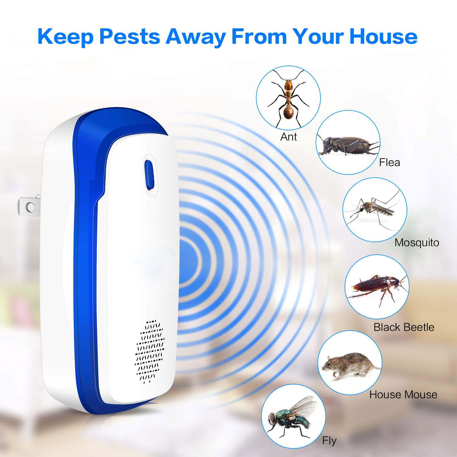 Ultrasonic Pest Repeller A10 