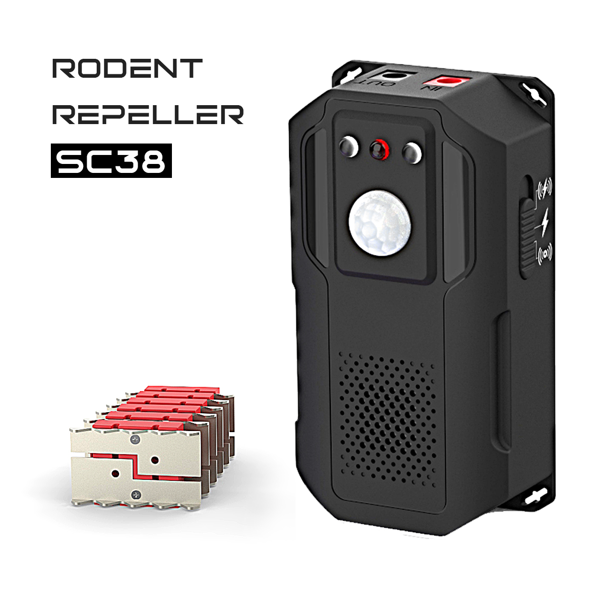 Pulse electric shock mouse repeller SC38