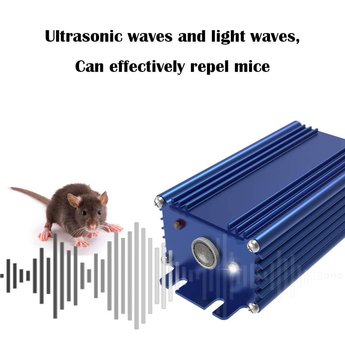 Metal Ultrasonic Mouse Repellent SC45
