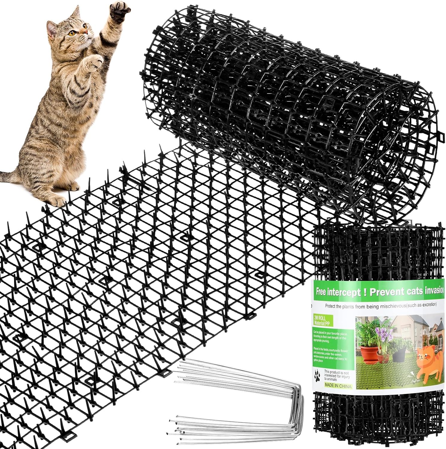 Plastic Garden Netting Cat sting protection