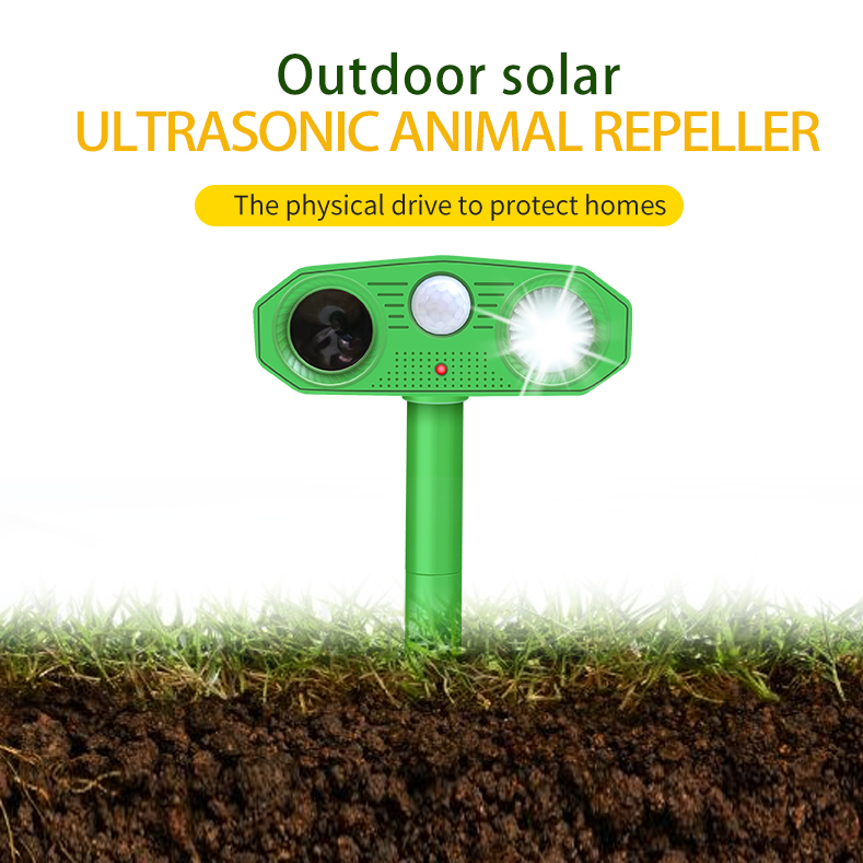 Solar Ultrasonic Animal Repeller