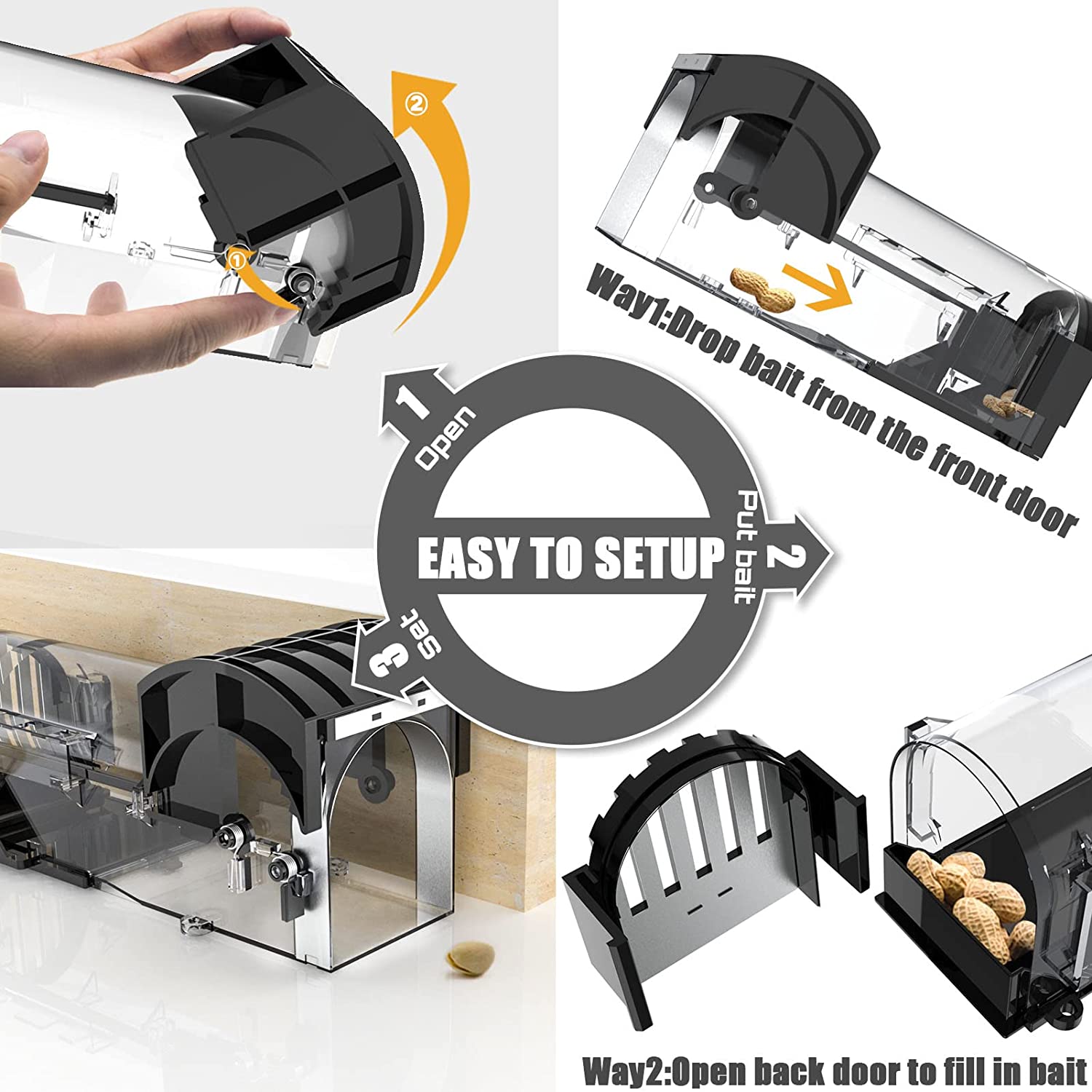 Humane Mouse and Rat Trap