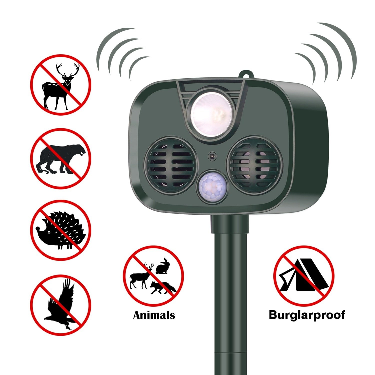 Ultrasonic Animal Repeller 