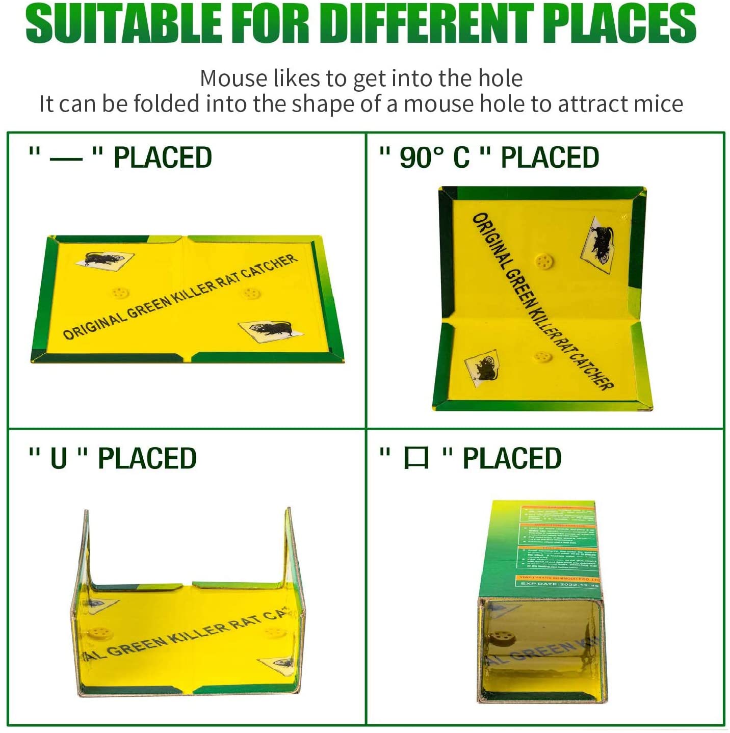 Mouse & Rat Glue Board  Mouse Sticky Board