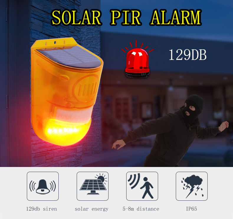 Solar PIR Alarm