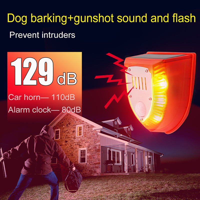 Solar Powered Outdoor Animal Repeller