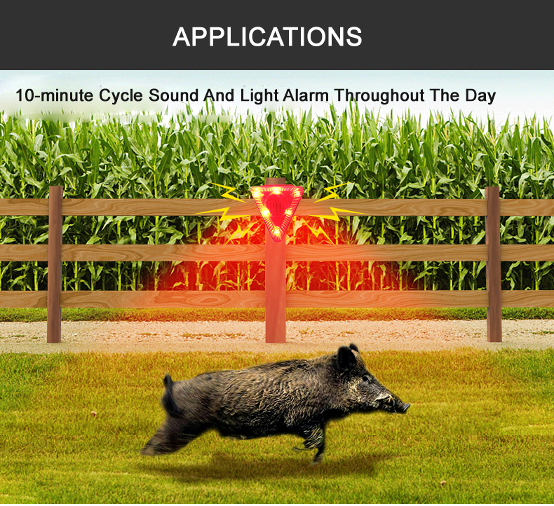 Solar Timing Alarm Repeller