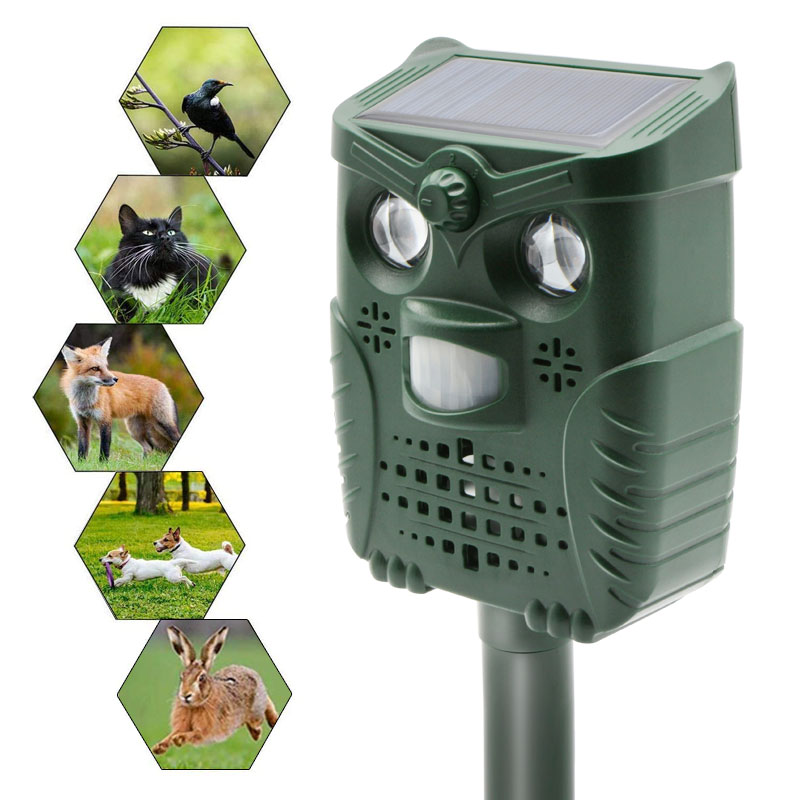 Solar Ultrasonic Animal Repeller