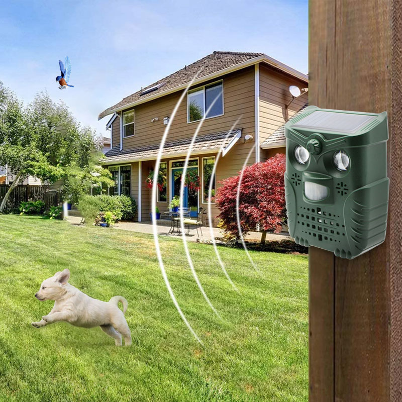 Solar Ultrasonic Animal Repeller