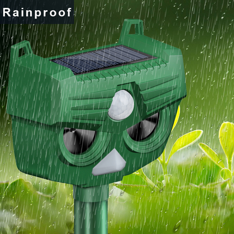 Solar Ultrasonic Animal Repeller