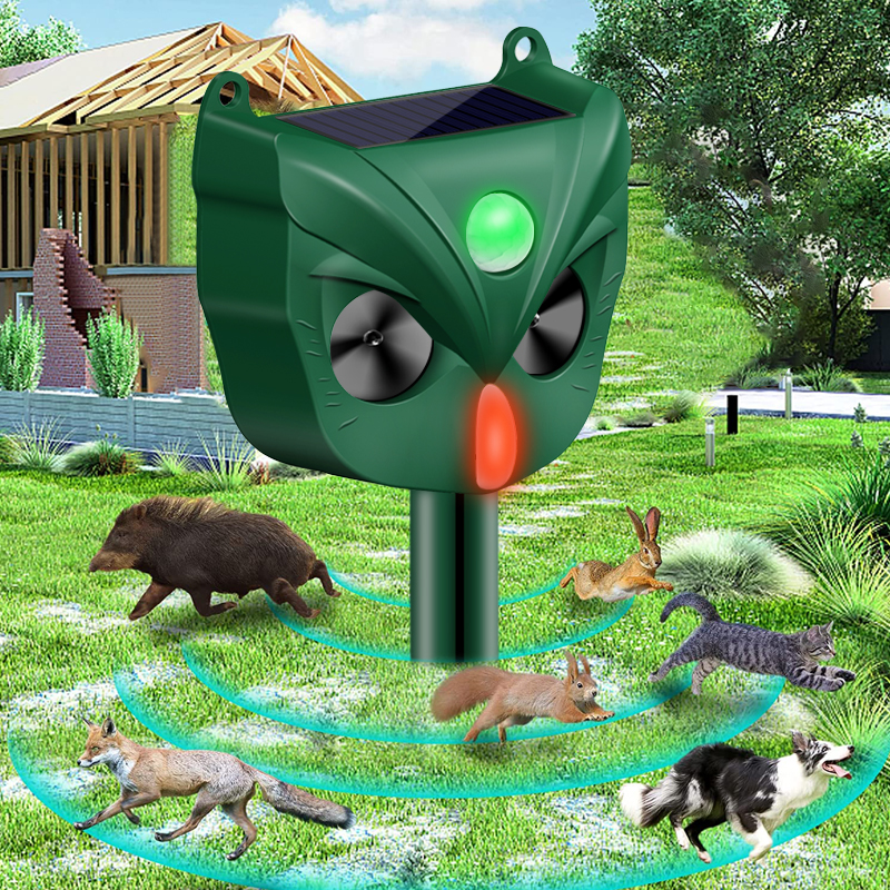 Solar-Powered Animal Repellent
