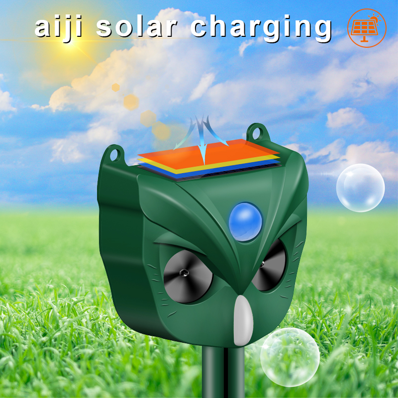 Solar-Powered Animal Repellent