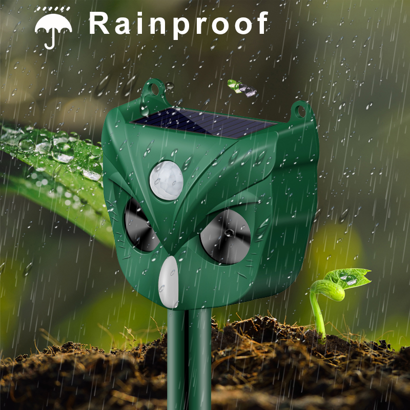 Solar-Powered Animal Repellent