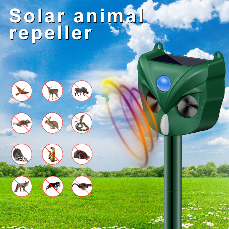 Solar-Powered Animal Repellent