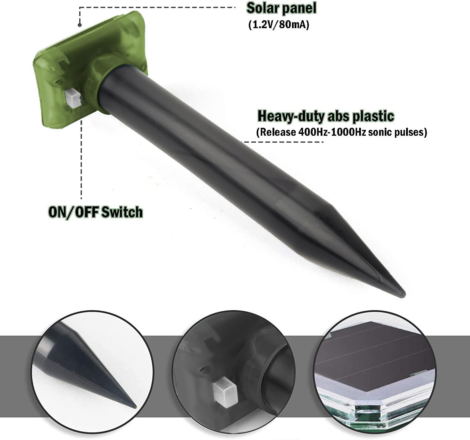 Solar Mole Repellent