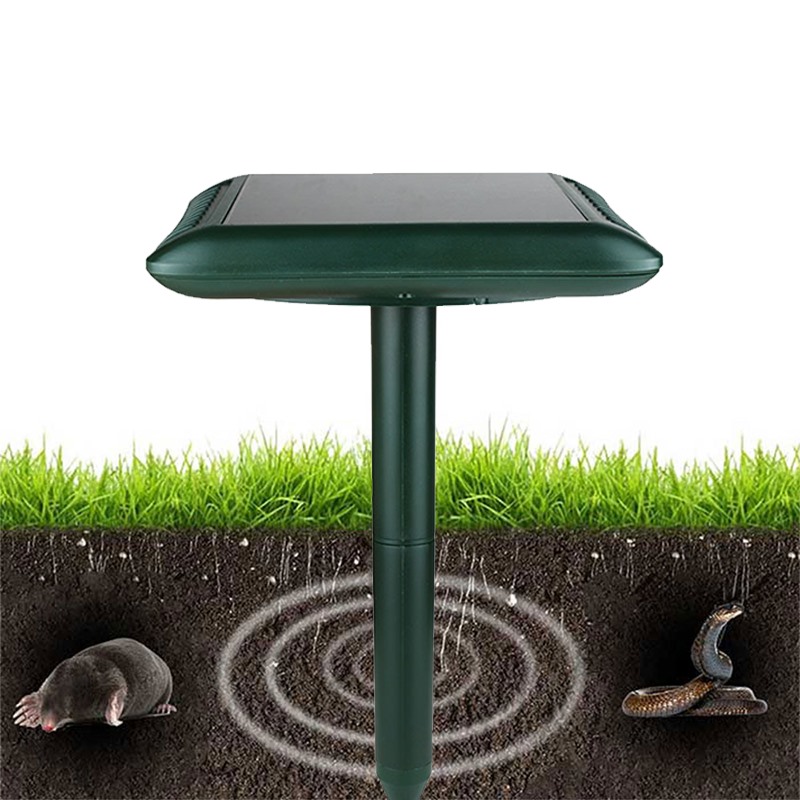 Solar-Powered Mole Repellent