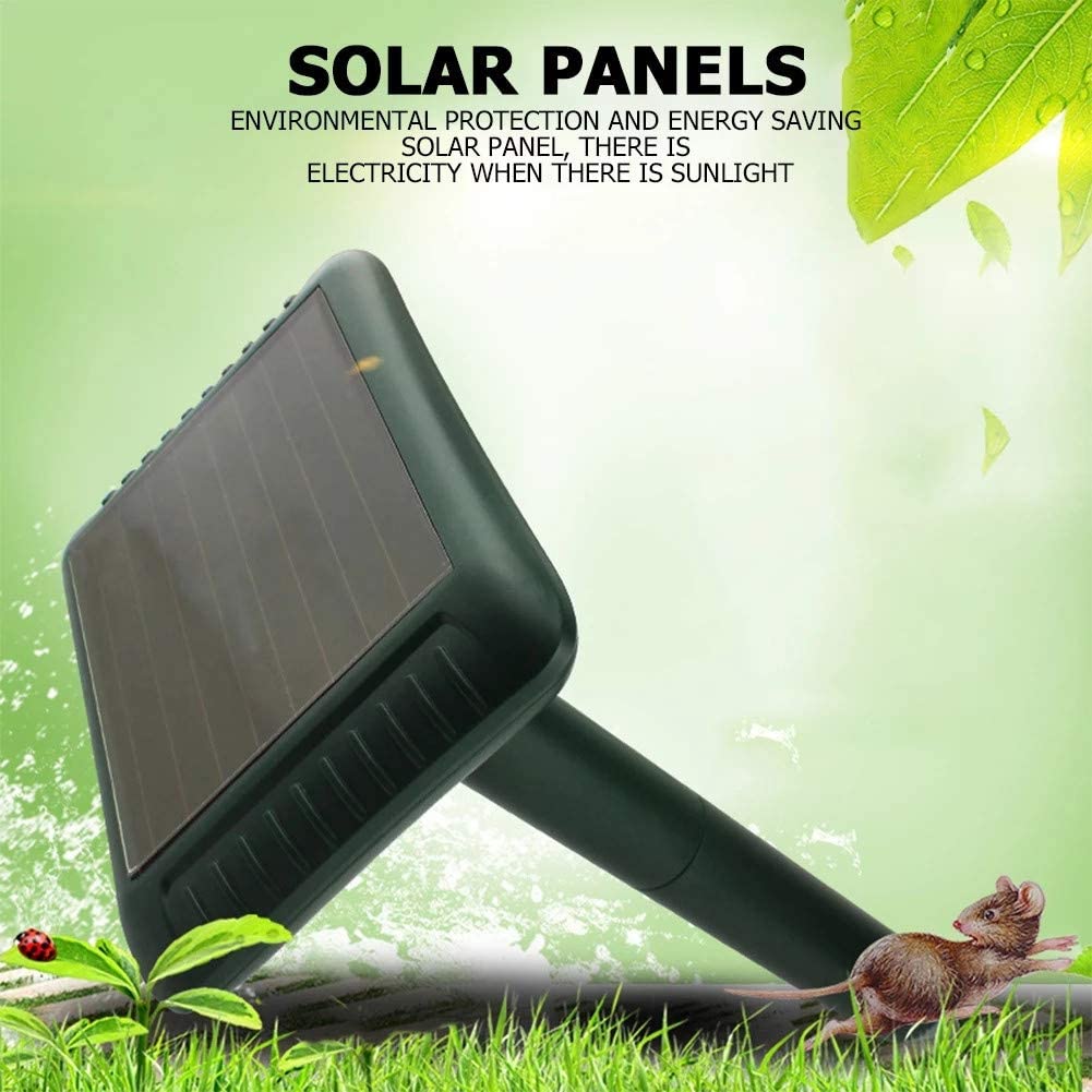 Solar-Powered Mole Repellent