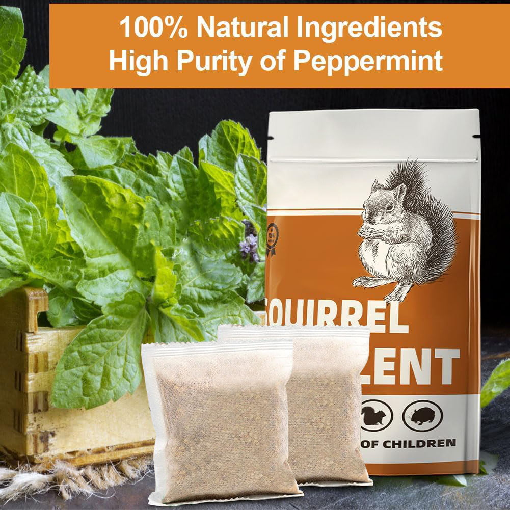 Squirrel Repellent Pouches