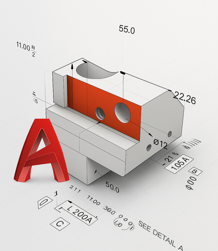 AutoCAD Mechanical Part Model