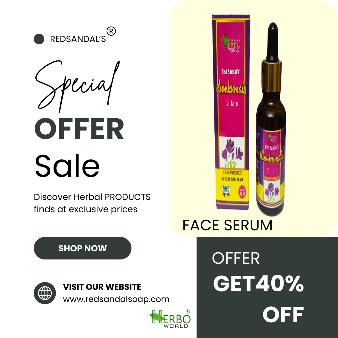 Kumkumadi Tailam Face Serum - Pack Of 1- GET 40% OFF