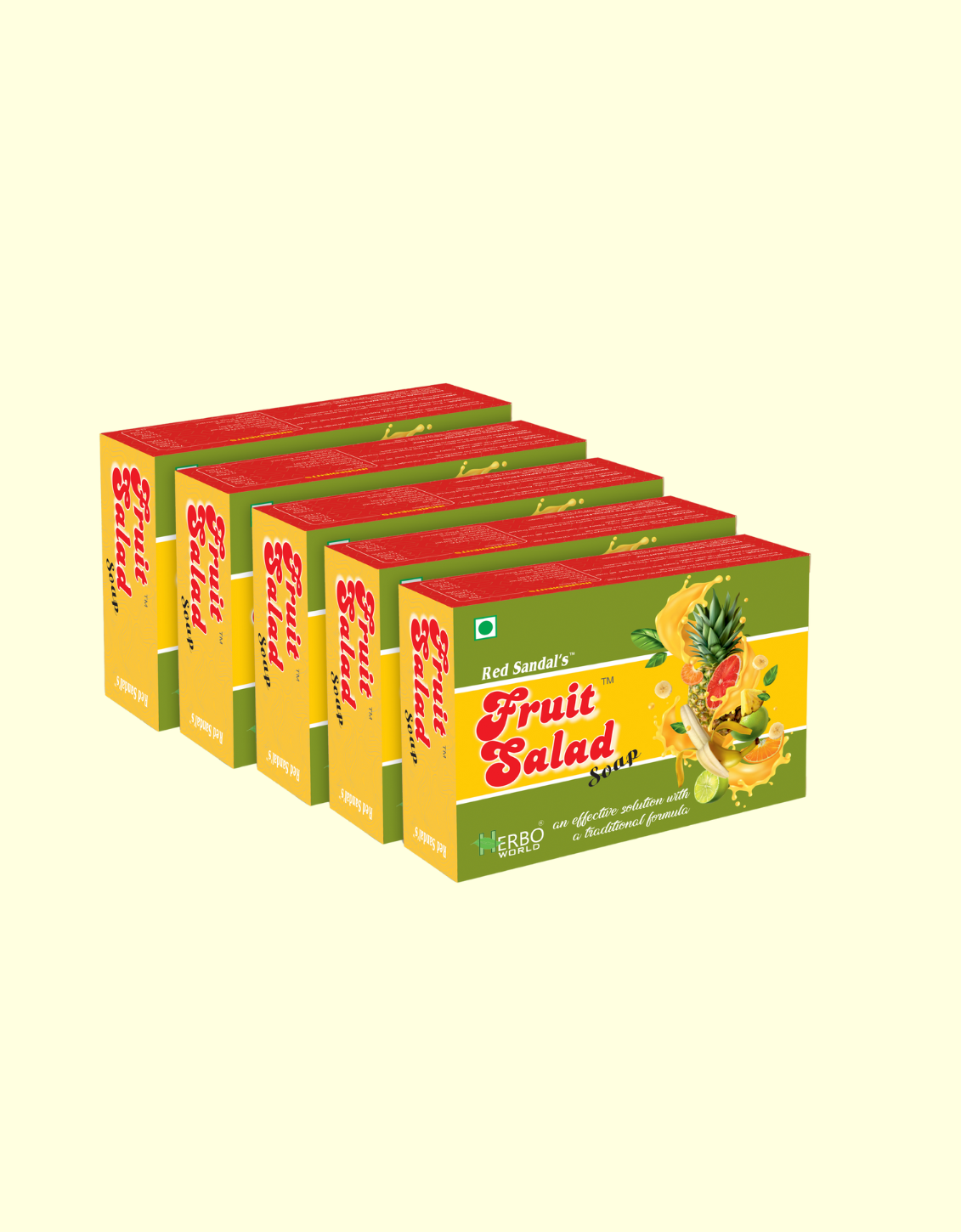  Fruit Salad Glycerin Soap Premium Soap (100g) Pack Of 2 - GET 30% OFF