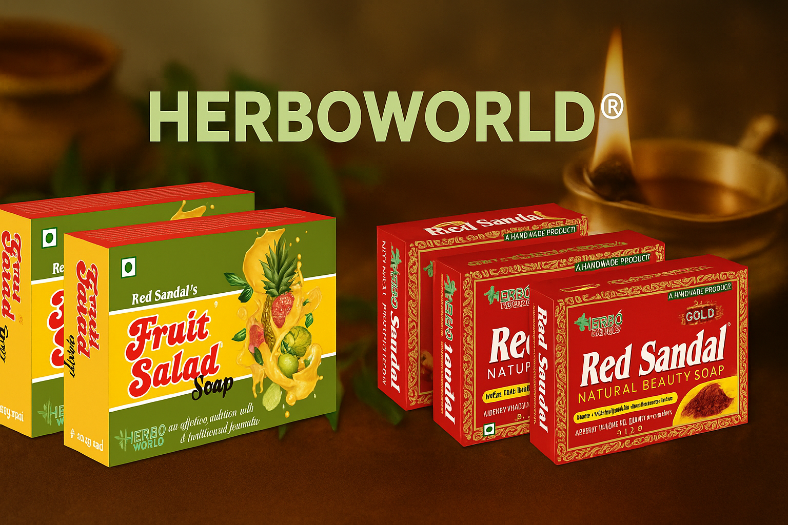  Herbo World® Red Sandal Glow Combo Pack-Pack Of 3 - Get 30% OFFER