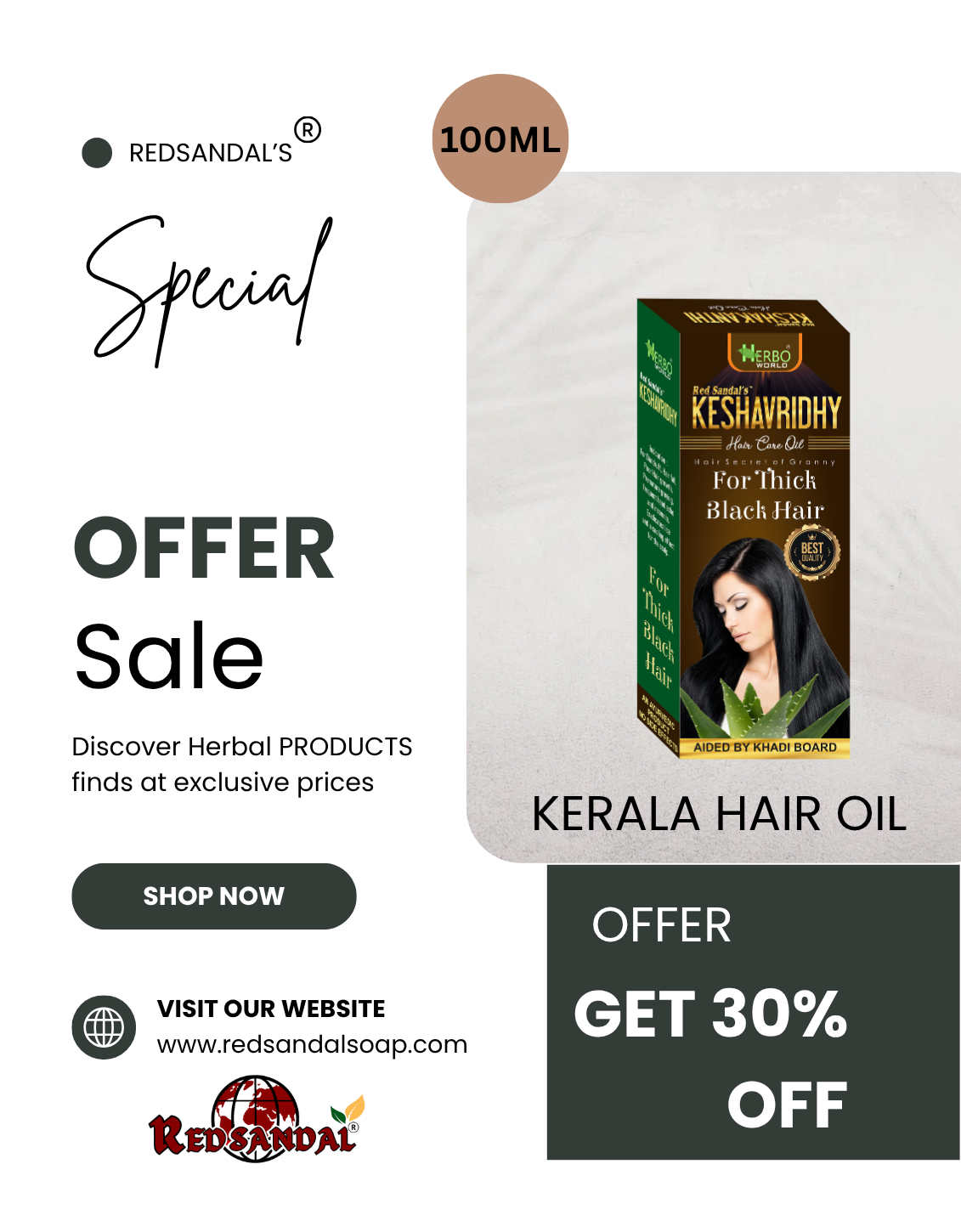 🌿 Keshavridhy Extra Power Herbal Hair Oil (100 ml) Get 30% OFF