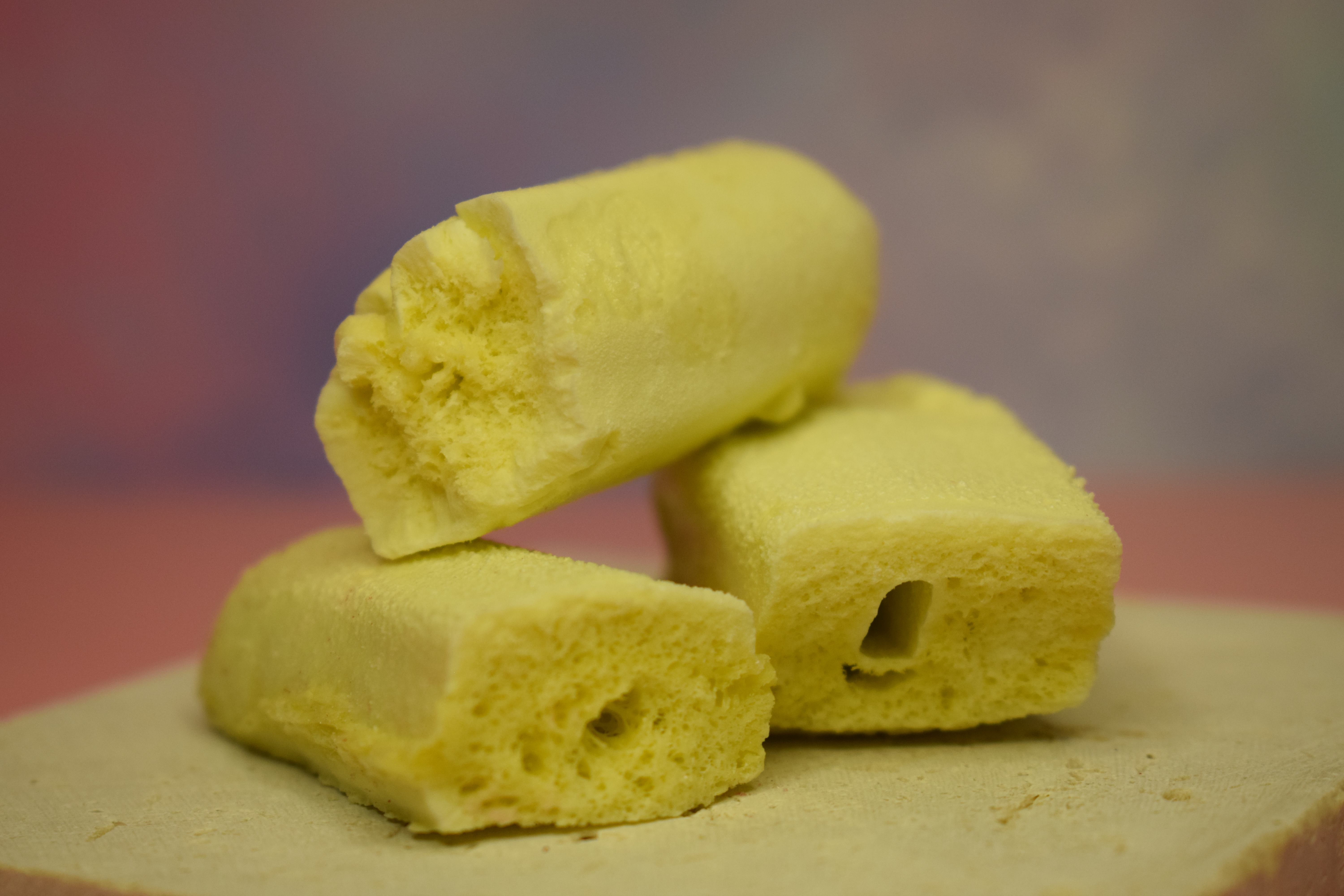 Freeze dried banana Lolly ice cream 